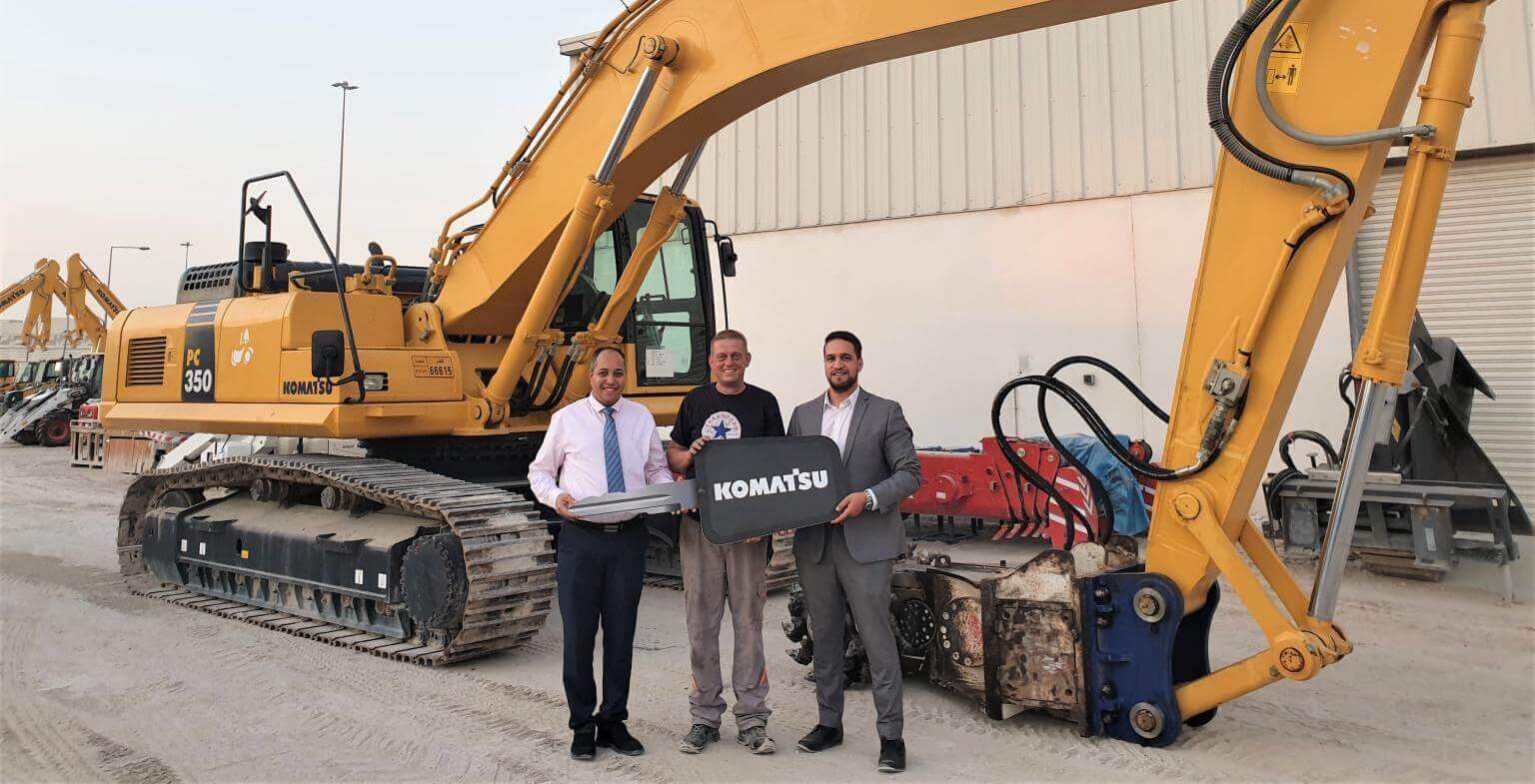 Jaidah Group delivers the Komatsu PC3508M0 Jaidah Group