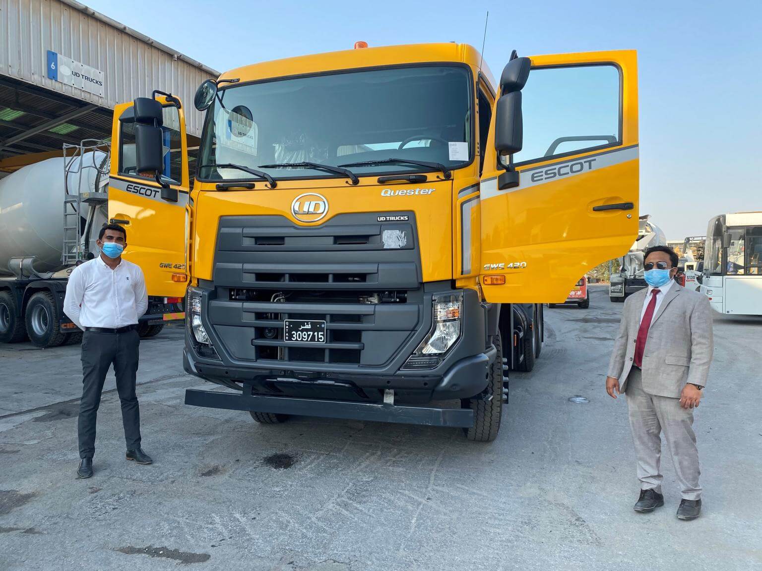 UD Truck’s New Quester with ESCOT automatic transmission delivered to a leadi...<